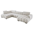 Narożnik BULL XL Lewostronny z elektryczną funkcją regulacji tkanina Eden 04 WERSAL