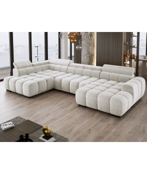 Narożnik BULL XL Lewostronny z elektryczną funkcją regulacji tkanina Eden 04 WERSAL