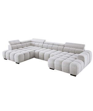 Narożnik BULL XL Lewostronny z elektryczną funkcją regulacji tkanina Eden 18 WERSAL