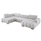 Narożnik BULL XL Lewostronny z elektryczną funkcją regulacji tkanina Eden 18 WERSAL