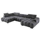 Narożnik BULL XL Lewostronny z elektryczną funkcją regulacji tkanina Eden 21 WERSAL