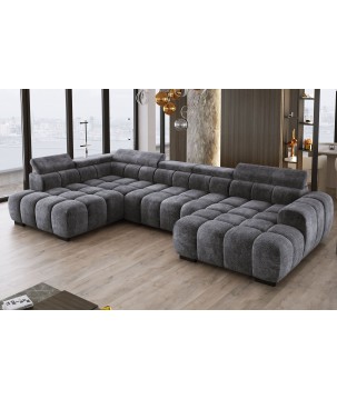 Narożnik BULL XL Lewostronny z elektryczną funkcją regulacji tkanina Eden 21 WERSAL