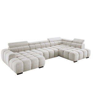 Narożnik BULL XL Prawostronny z elektryczną funkcją regulacji tkanina Eden 04 WERSAL