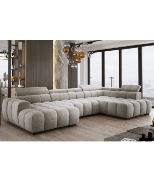 Narożnik BULL XL Prawostronny z elektryczną funkcją regulacji tkanina Eden 12 WERSAL