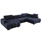 Narożnik BULL XL Prawostronny z elektryczną funkcją regulacji tkanina Eden 17 WERSAL