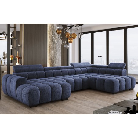 Narożnik BULL XL Prawostronny z elektryczną funkcją regulacji tkanina Eden 17 WERSAL