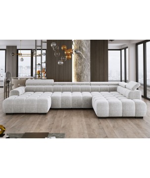 Narożnik BULL XL Prawostronny z elektryczną funkcją regulacji tkanina Eden 18 WERSAL