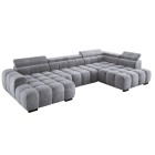 Narożnik BULL XL Prawostronny z elektryczną funkcją regulacji tkanina Eden 20 WERSAL