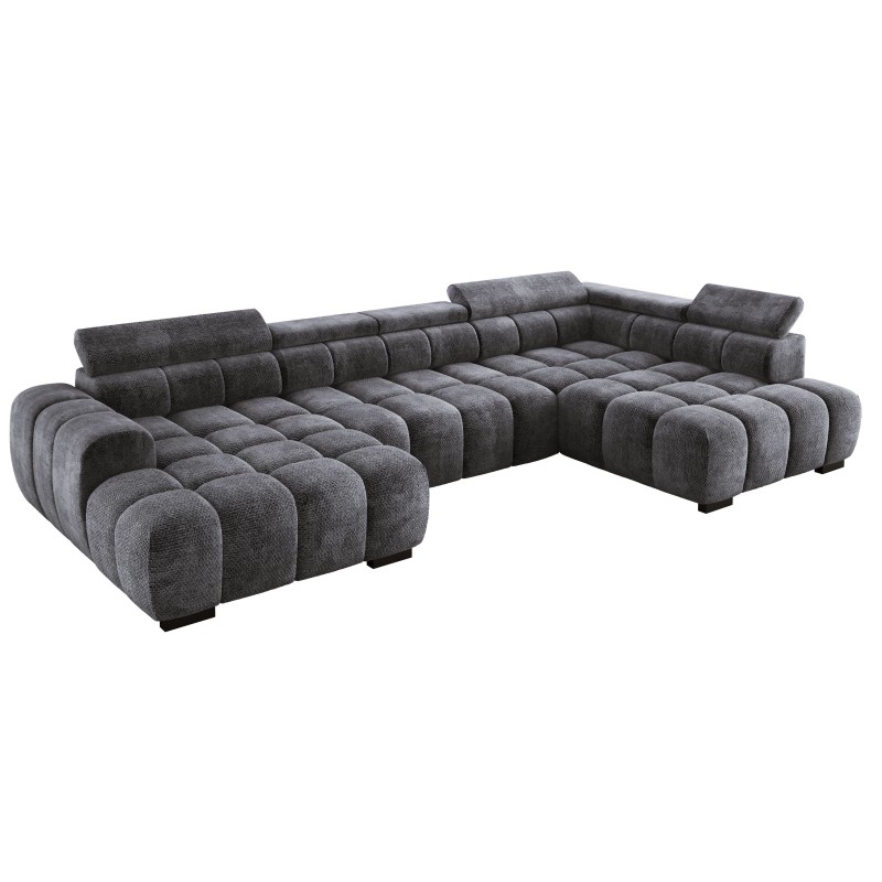 Narożnik BULL XL Prawostronny z elektryczną funkcją regulacji tkanina Eden 21 WERSAL