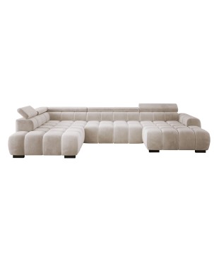 Narożnik BULL XL Lewostronny z elektryczną funkcją regulacji tkanina Salvador 03 WERSAL