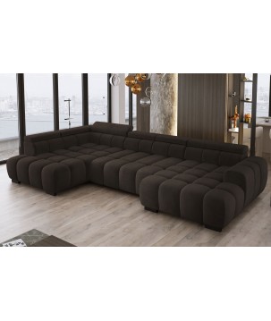 Narożnik BULL XL Lewostronny z elektryczną funkcją regulacji tkanina Salvador 07 WERSAL