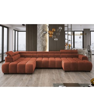 Narożnik BULL XL Lewostronny z elektryczną funkcją regulacji tkanina Salvador 10 WERSAL