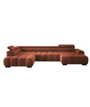 Narożnik BULL XL Lewostronny z elektryczną funkcją regulacji tkanina Salvador 10 WERSAL