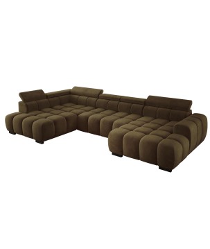 Narożnik BULL XL Lewostronny z elektryczną funkcją regulacji tkanina Salvador 13 WERSAL