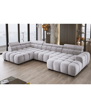 Narożnik BULL XL Lewostronny z elektryczną funkcją regulacji tkanina Salvador 14 WERSAL