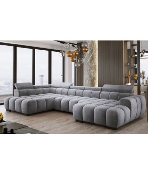 Narożnik BULL XL Lewostronny z elektryczną funkcją regulacji tkanina Salvador 15 WERSAL