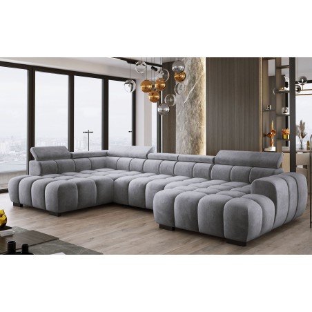 Narożnik BULL XL Lewostronny z elektryczną funkcją regulacji tkanina Salvador 15 WERSAL