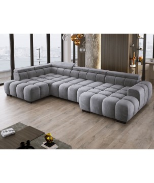 Narożnik BULL XL Lewostronny z elektryczną funkcją regulacji tkanina Salvador 15 WERSAL