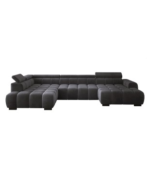 Narożnik BULL XL Prawostronny z elektryczną funkcją regulacji tkanina Salvador 01 WERSAL