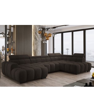 Narożnik BULL XL Prawostronny z elektryczną funkcją regulacji tkanina Salvador 07 WERSAL