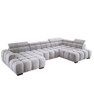 Narożnik BULL XL Prawostronny z elektryczną funkcją regulacji tkanina Salvador 14 WERSAL