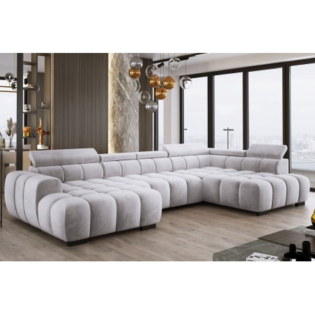 Narożnik BULL XL Prawostronny z elektryczną funkcją regulacji tkanina Salvador 14 WERSAL