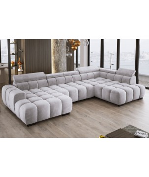 Narożnik BULL XL Prawostronny z elektryczną funkcją regulacji tkanina Salvador 14 WERSAL