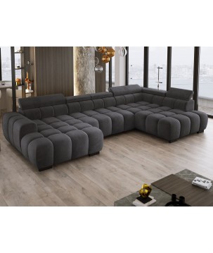 Narożnik BULL XL Lewostronny z elektryczną funkcją regulacji tkanina Eden 01 WERSAL