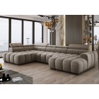 Narożnik BULL XL Lewostronny z elektryczną funkcją regulacji tkanina Eden 07 WERSAL