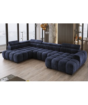 Narożnik BULL XL Lewostronny z elektryczną funkcją regulacji tkanina Eden 17 WERSAL