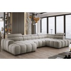 Narożnik BULL XL Prawostronny z elektryczną funkcją regulacji tkanina Eden 12 WERSAL