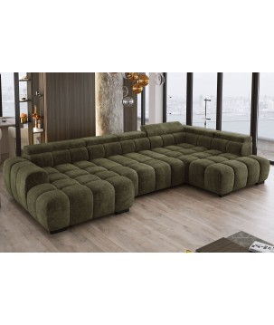 Narożnik BULL XL Prawostronny z elektryczną funkcją regulacji tkanina Eden 16 WERSAL