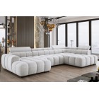 Narożnik BULL XL Prawostronny z elektryczną funkcją regulacji tkanina Eden 18 WERSAL