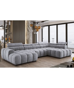 Narożnik BULL XL Prawostronny z elektryczną funkcją regulacji tkanina Eden 20 WERSAL