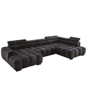 Narożnik BULL XL Lewostronny z elektryczną funkcją regulacji tkanina Salvador 01 WERSAL