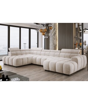 Narożnik BULL XL Lewostronny z elektryczną funkcją regulacji tkanina Salvador 03 WERSAL