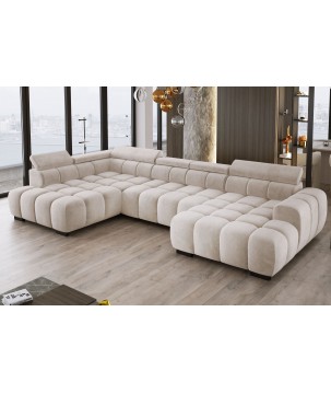 Narożnik BULL XL Lewostronny z elektryczną funkcją regulacji tkanina Salvador 03 WERSAL