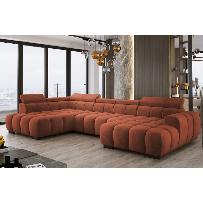 Narożnik BULL XL Lewostronny z elektryczną funkcją regulacji tkanina Salvador 10 WERSAL