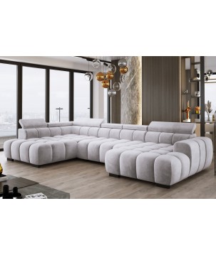 Narożnik BULL XL Lewostronny z elektryczną funkcją regulacji tkanina Salvador 14 WERSAL