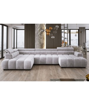 Narożnik BULL XL Lewostronny z elektryczną funkcją regulacji tkanina Salvador 14 WERSAL