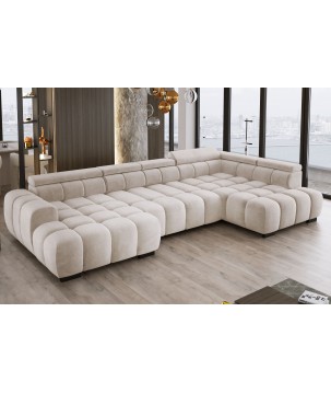 Narożnik BULL XL Prawostronny z elektryczną funkcją regulacji tkanina Salvador 03 WERSAL