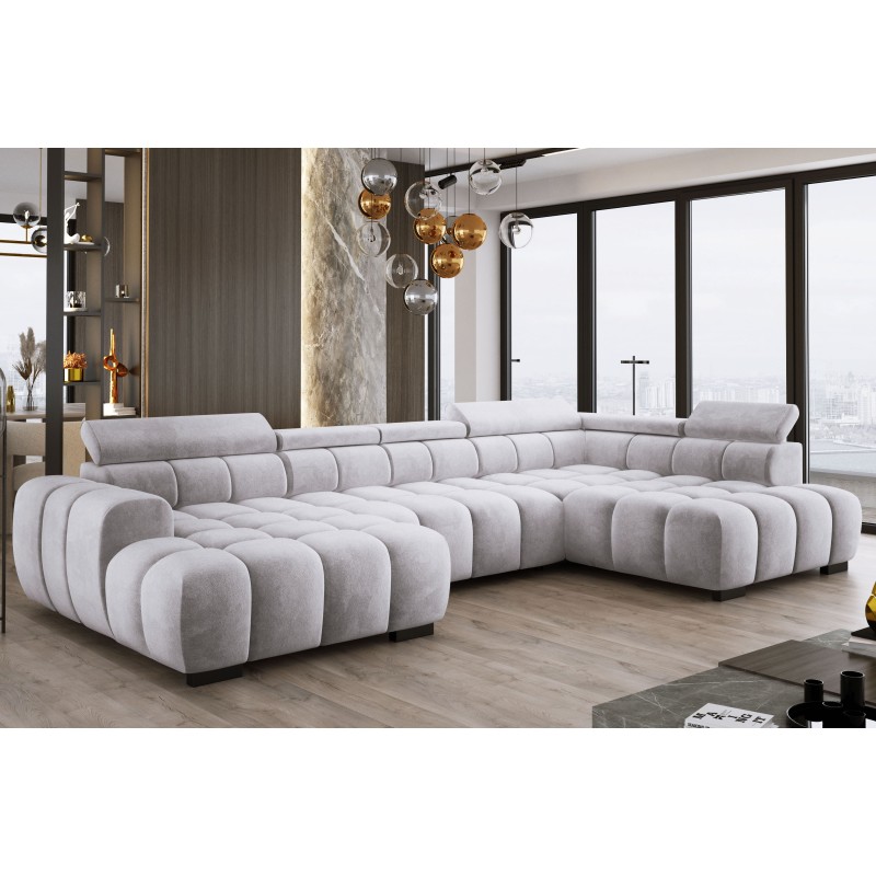 Narożnik BULL XL Prawostronny z elektryczną funkcją regulacji tkanina Salvador 14 WERSAL