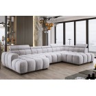 Narożnik BULL XL Prawostronny z elektryczną funkcją regulacji tkanina Salvador 14 WERSAL