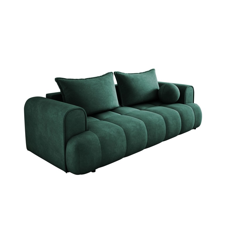 Sofa COCO z funkcja spania i pojemnikiem ZIELONY CLOUD 39