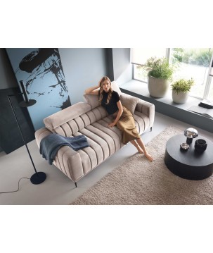 Sofa GANDI 140 z funkcją RELAX i włoski system rozkładania funkcji spania ONTARIO 02 WERSAL