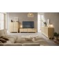 COMO komoda 160 cm 2 drzwi 3 szuflady jasne drewno – nowoczesna komoda MDF, push-to-open, pełen wysuw, drewniane nogi, minimalis COMO komoda 160 cm 2 drzwi 3 szuflady jasne drewno – nowoczesna komoda MDF, push-to-open, pełen wysuw, drewniane nogi, minimalis