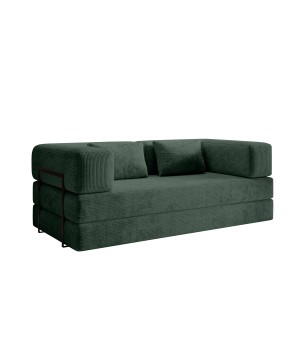 Nowoczesna sofo kanapa COZMO z funkcją spania w tkaninie POSO 14 DOMOHOME