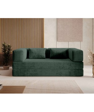 Nowoczesna sofo kanapa COZMO z funkcją spania w tkaninie POSO 14 DOMOHOME