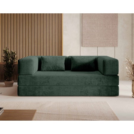 Nowoczesna sofo kanapa COZMO z funkcją spania w tkaninie POSO 14 DOMOHOME