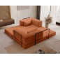 Nowoczesna sofo kanapa COZMO z funkcją spania w tkaninie POSO 40 DOMOHOME Nowoczesna sofo kanapa COZMO z funkcją spania w tkaninie POSO 40 DOMOHOME